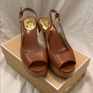 Michael Kors Authentic Natalia Sling Wedges